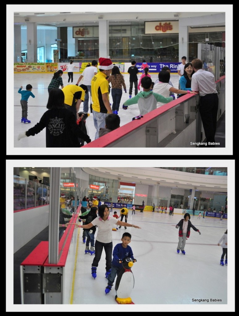 Ice Skating at Jcube Sengkang Babies