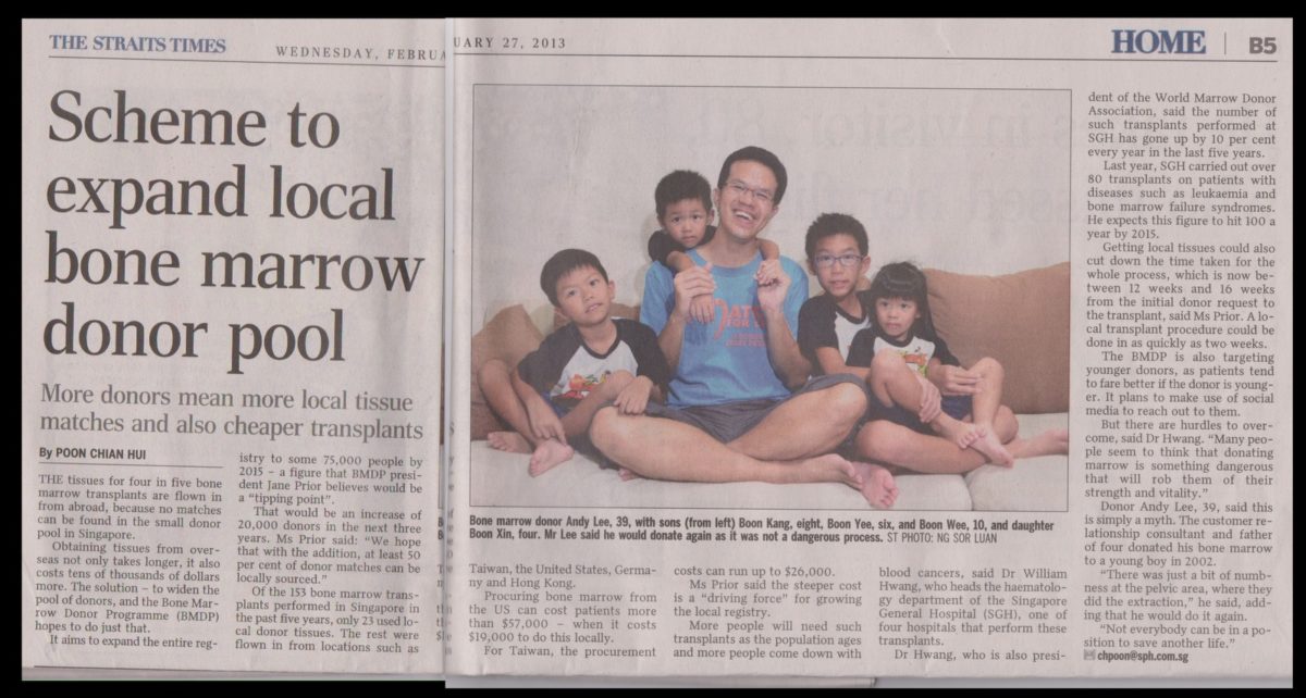 What is Bone Marrow transplant? BMDP Sengkang Babies