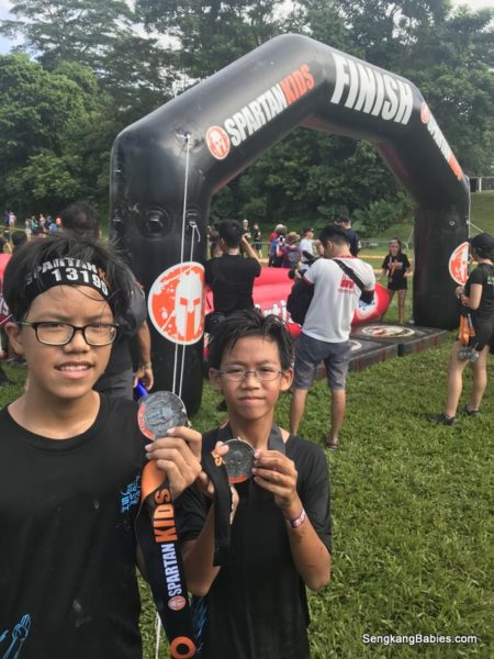 Mud and Fun at Spartan Kids Singapore BTSC